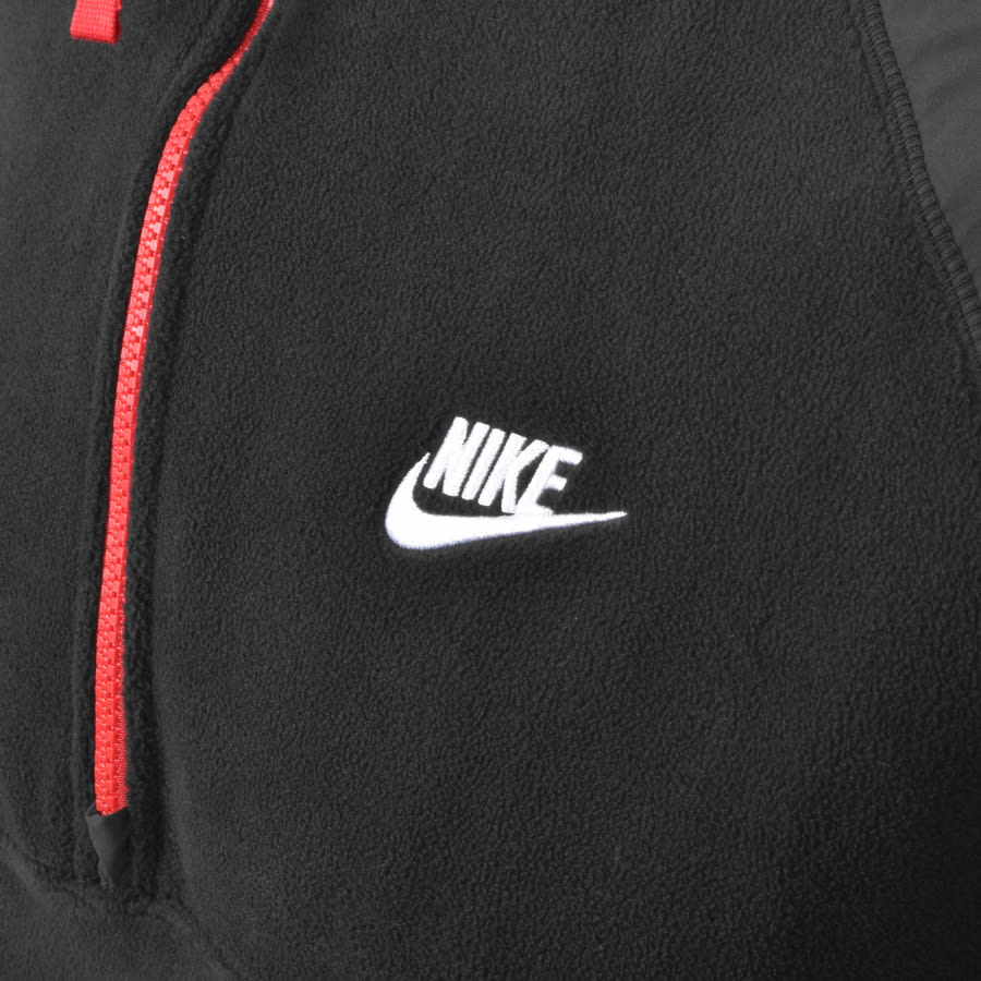 Alternative Image for ProductNike Half Zip Winter Fleece Sweatshirt Black3